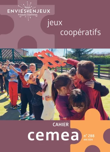 Couverture du cahier Ceméa n°288, Jeux coopératifs